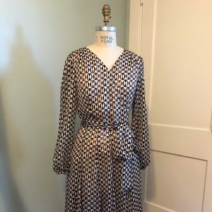 Chiffon Print Tahari Dress